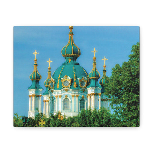 KIEV: ST. ANDREW'S CHURCH Canvas Gallery Wraps