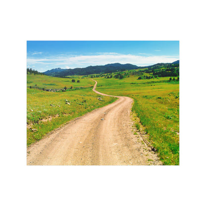 WYOMING PHOTOGRAPH: COUNTRY ROAD