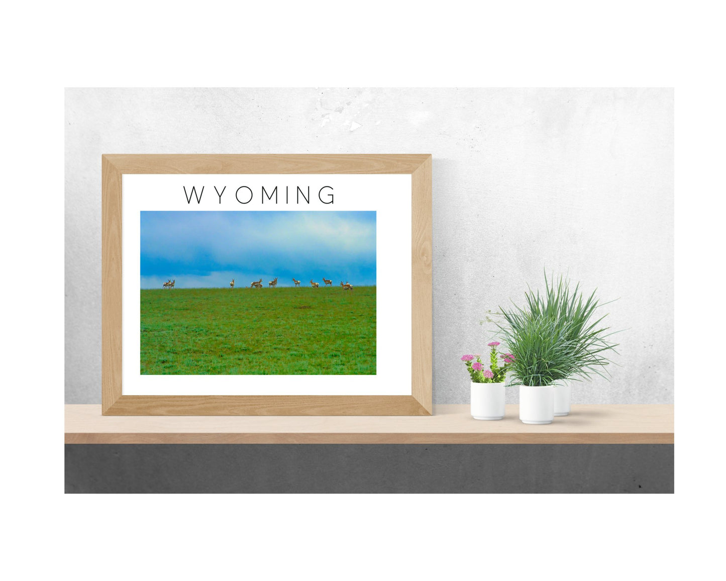 WYOMING POSTER: ANTELOPE