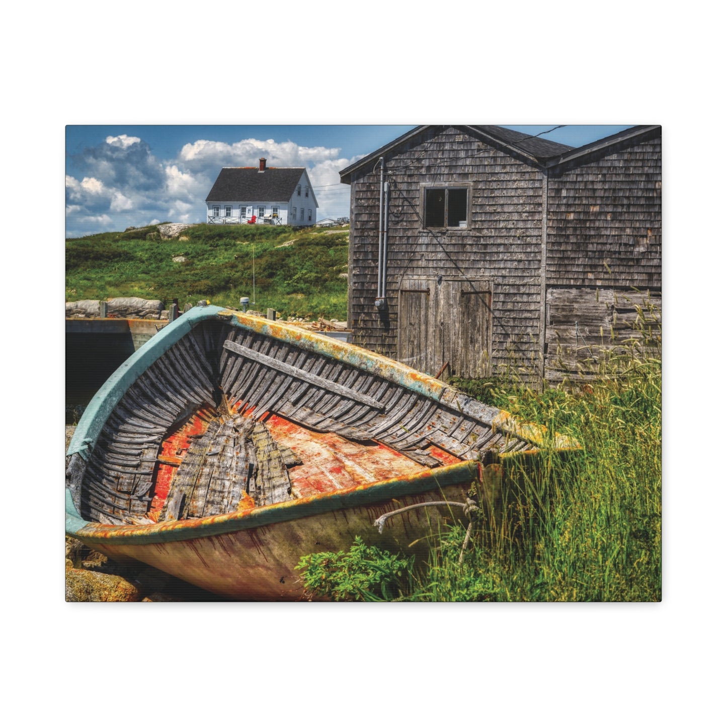 HALIFAX: AGING BOAT Canvas Gallery Wraps