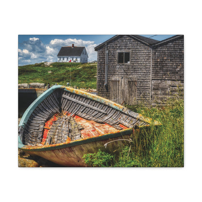 HALIFAX: AGING BOAT Canvas Gallery Wraps