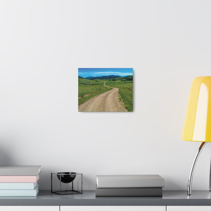 WYOMING: COUNTRY ROAD Canvas Gallery Wraps