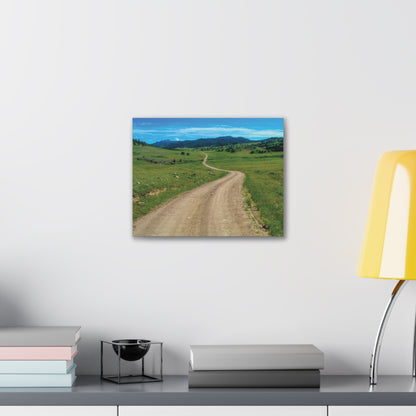 WYOMING: COUNTRY ROAD Canvas Gallery Wraps